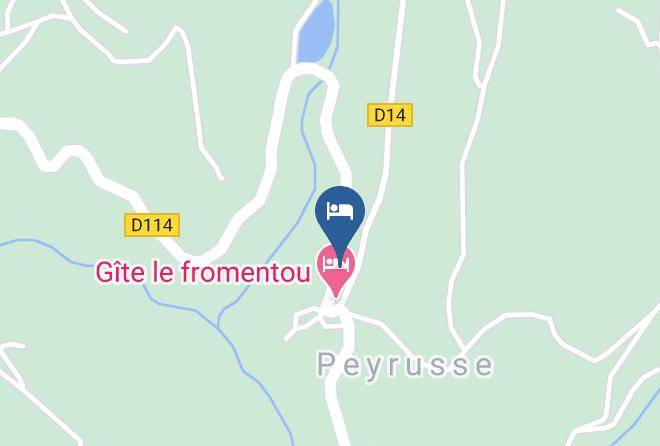 Cantal - Gite Rural Le Fromentou Maps