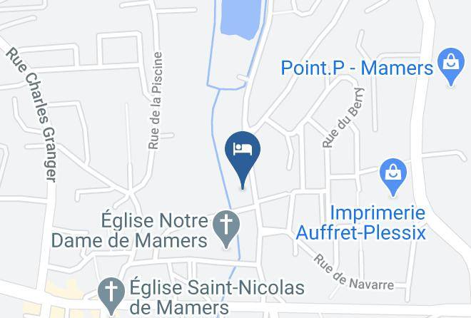 Sarthe - Gite & Spa Boutique Moulin De Barutel Mamers Maps