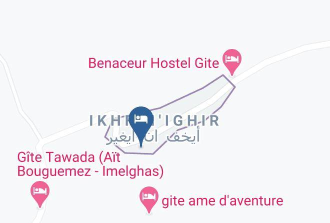Tadla Azilal - Gite Tamounte Maps