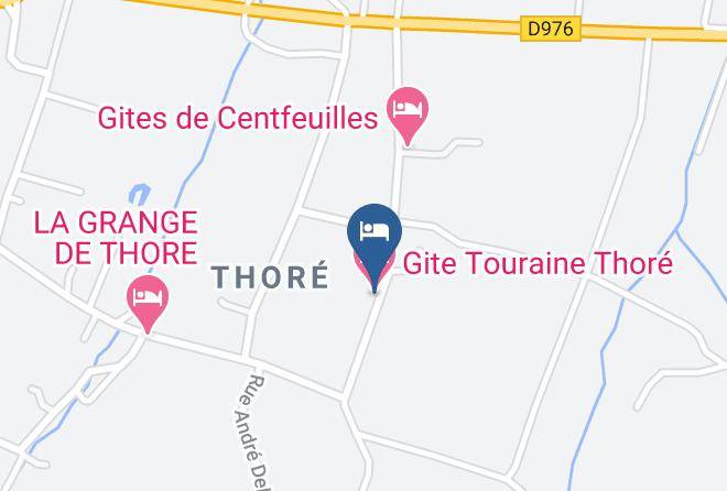 Indre Et Loire - Gite Touraine Thore Maps