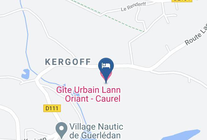 Cotes D Armor - Gite Urbain Lann Oriant Caurel Maps