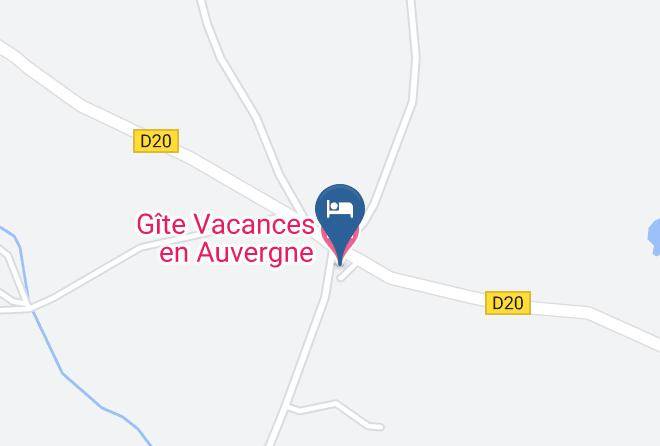 Gite Vacances En Auvergne Map