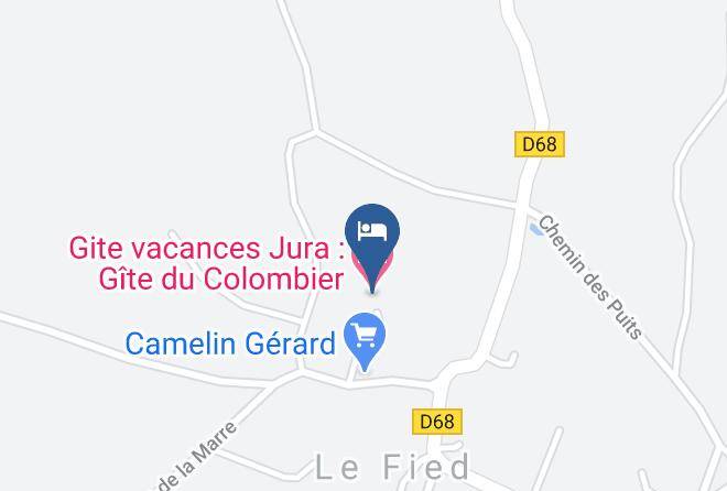 Jura - Gite Vacances Jura Gite Du Colombier Maps