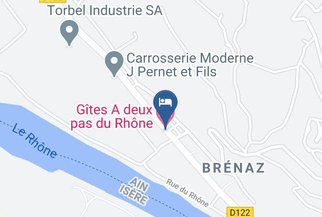 Gites A Deux Pas Du Rhone Map