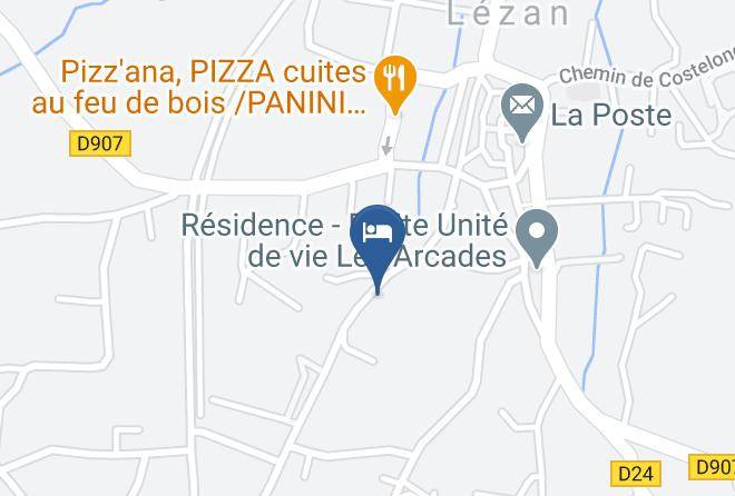 Gard - Gites A Lezan Maps