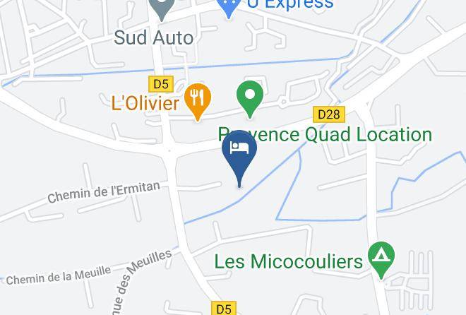 Gites A Maussane Les Alpilles Map