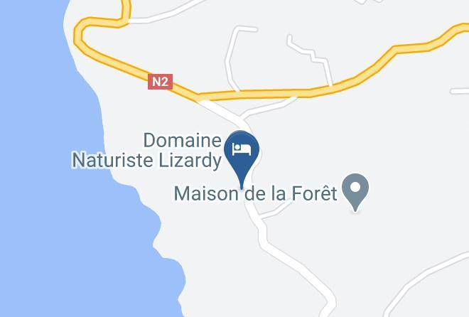 Pointe Noire - Gites Acacia & Acajou Maps