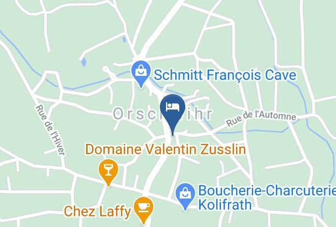 Haut Rhin - Gites & Chambres D'hotes Fugler Maps