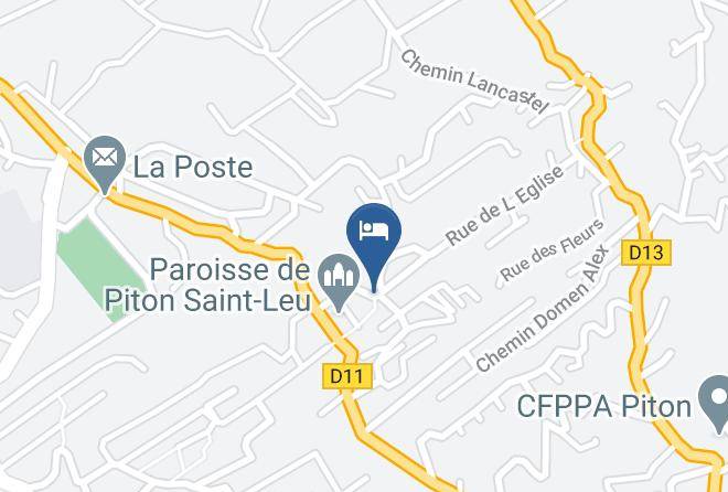 Saint Leu - Gites & Chambres D'hotes Tout Confort A La Reunion Les Cypres Maps