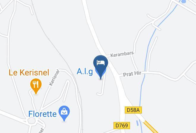 Finistere - Gites De Bel Air Maps