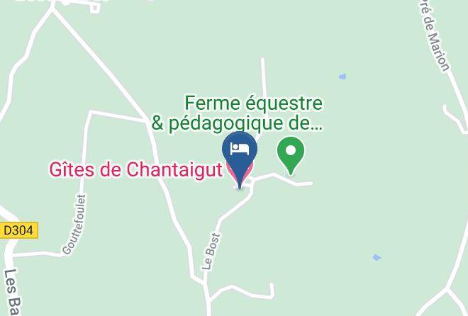 Gites De Chantaigut Map