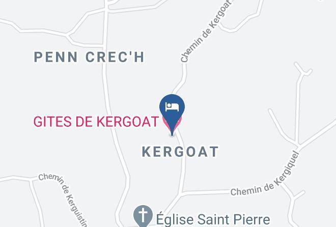 Cotes D Armor - Gites De Kergoat Maps