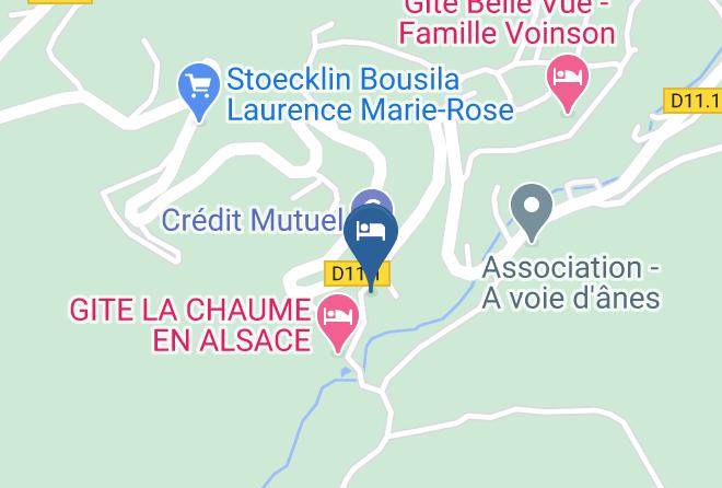 Haut Rhin - Gites De L'eau Vive Maps