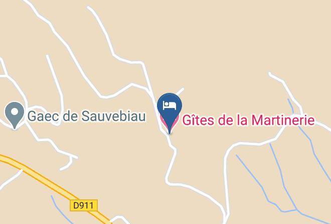 Aveyron - Gites De La Martinerie Maps