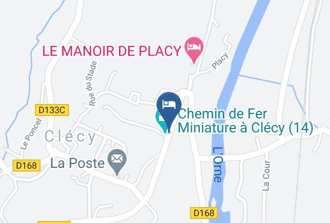 Calvados - Gites De La Petite Suisse De Clecy Maps