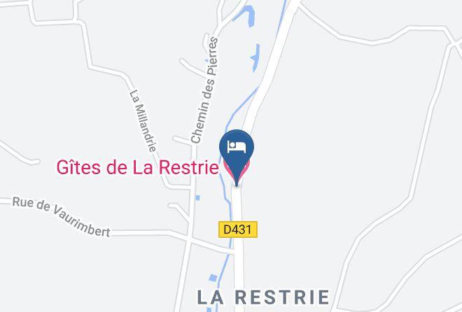 Indre Et Loire - Gites De La Restrie Maps