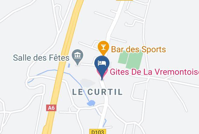 Gites De La Vremontoise Map