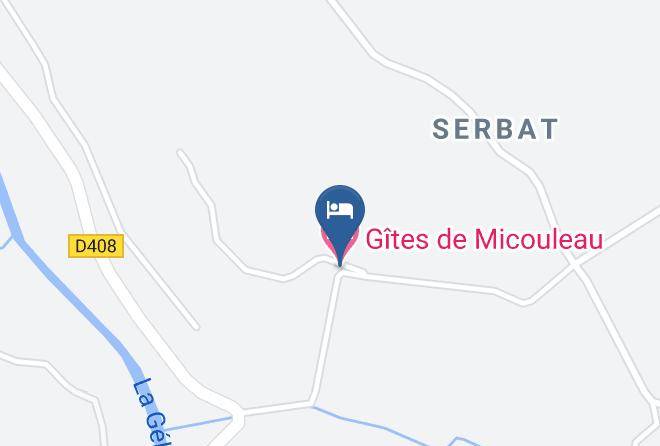 Lot Et Garonne - Gites De Micouleau Maps