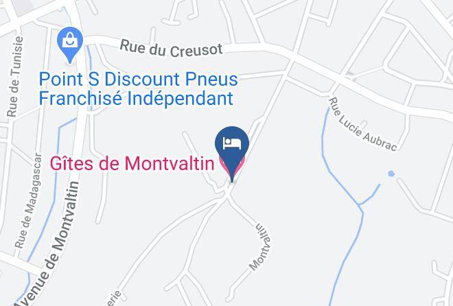 Saone Et Loire - Gites De Montvaltin Maps