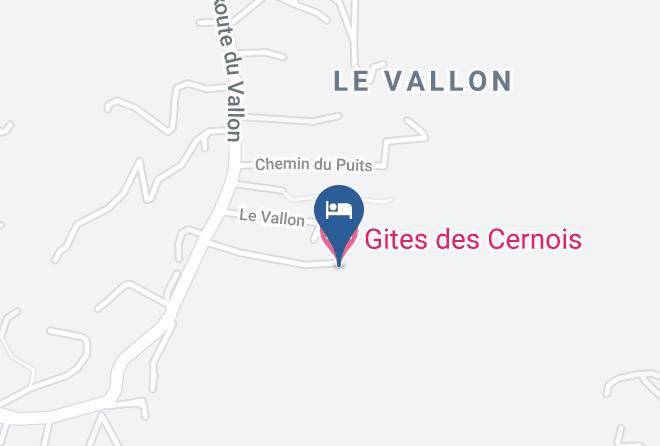 Var - Gites Des Cernois Maps