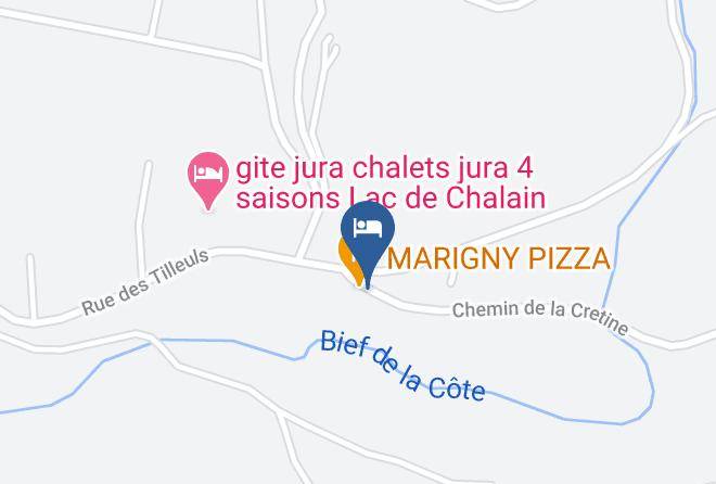 Jura - Gites Des Planchettes Maps