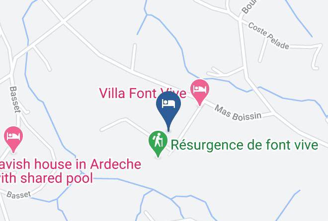 Ardeche - Gites Domaine Des Anges Maps