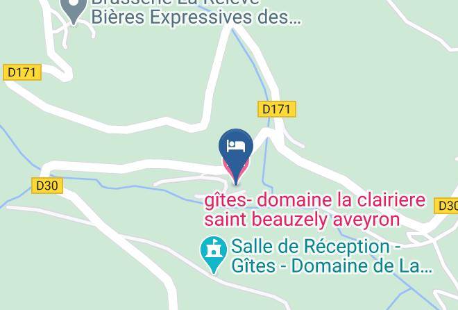 Aveyron - Gites Domaine La Clairiere Saint Beauzely Aveyron Maps