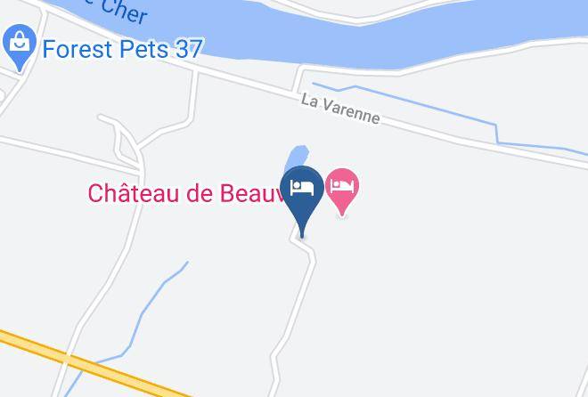 Indre Et Loire - Gites Du Chateau De Beauvais Maps