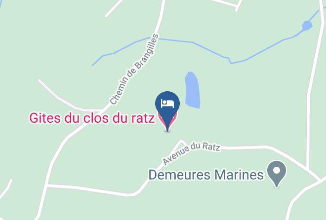 Morbihan - Gites Du Clos Du Ratz Maps