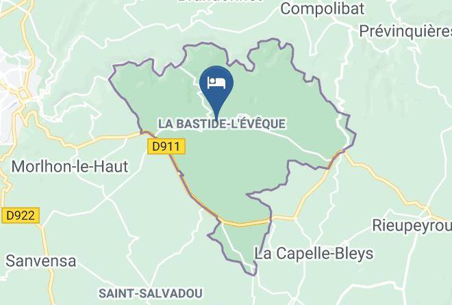 Aveyron - Chambres D'hotes Du Presbytere Maps