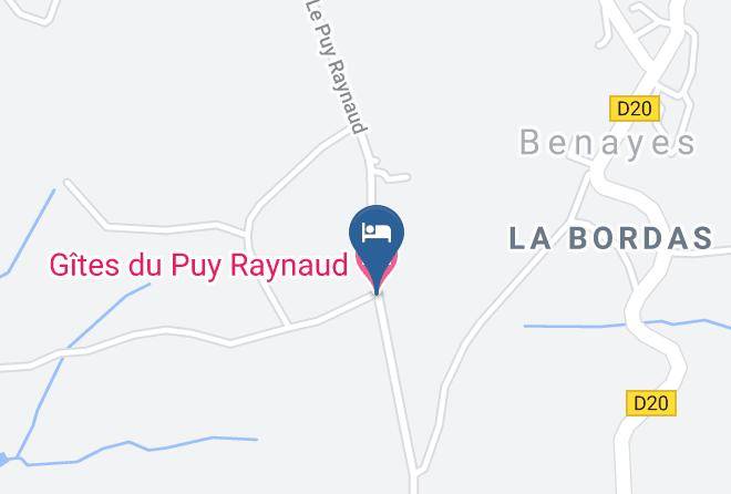 Correze - Gites Du Puy Raynaud Maps