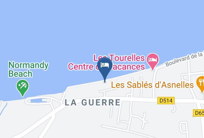 Calvados - Gites En Normandie Asnelles Maps