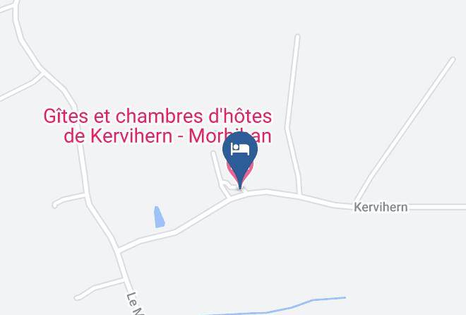 Morbihan - Gites Et Chambres D'hotes De Kervihern Morbihan Maps