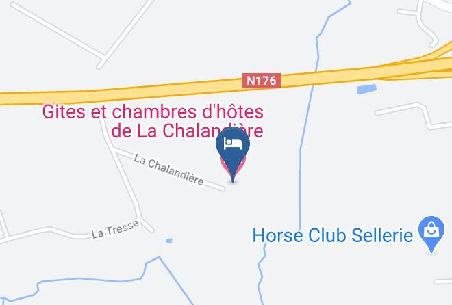 Gites Et Chambres D'hotes De La Chalandiere Map