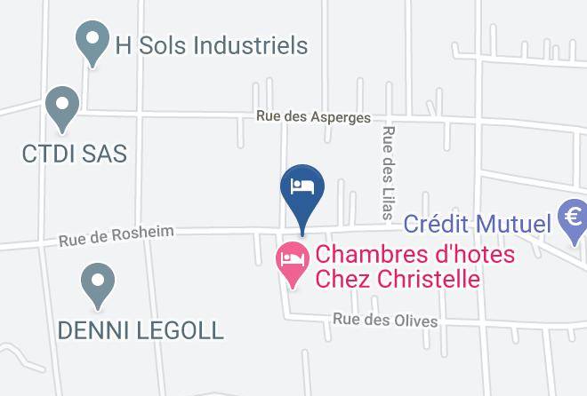 Bas Rhin - Gites Et Chambres D'hotes Maetz Maps