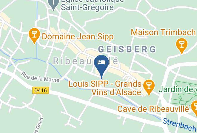 Haut Rhin - Gites Et Chambres D'hotes Meyer Liss Maps