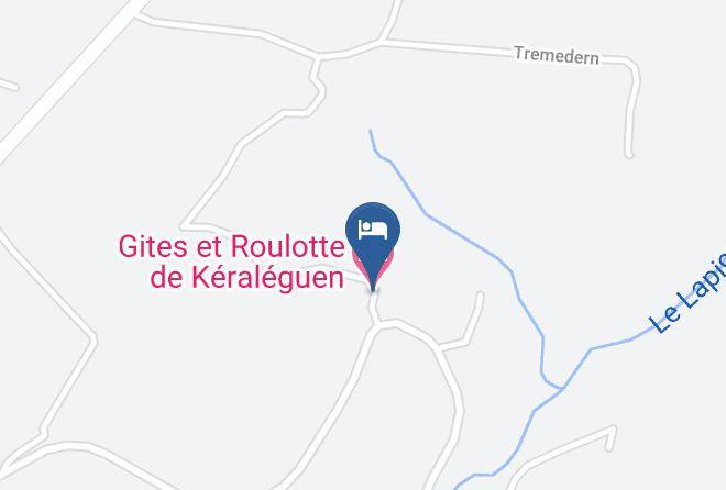 Finistere - Gites Et Roulotte De Keraleguen Maps