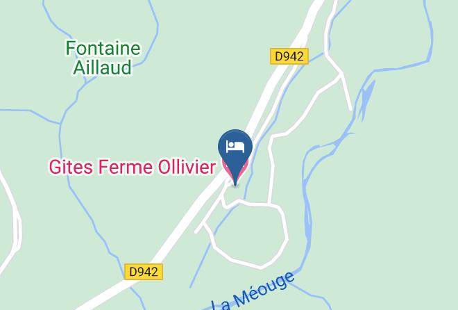 Hautes Alpes - Gites Ferme Ollivier Maps