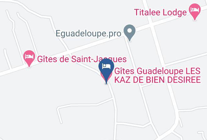 Saint Francois - Gites Guadeloupe Les Kaz De Bien Desiree Maps