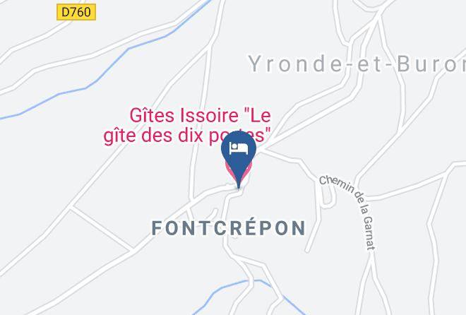 Gites Issoire Le Gite Des Dix Portes Map