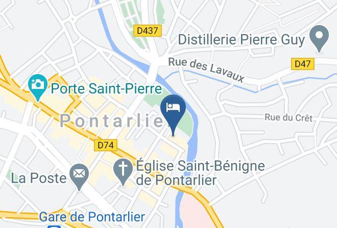 Doubs - Gites Jeanne D'arc Pontarlier Maps