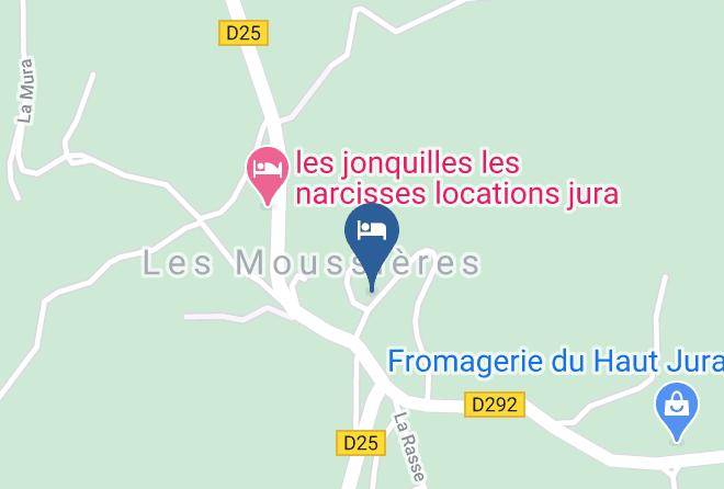 Jura - Gites Jura La Cheminee Maps