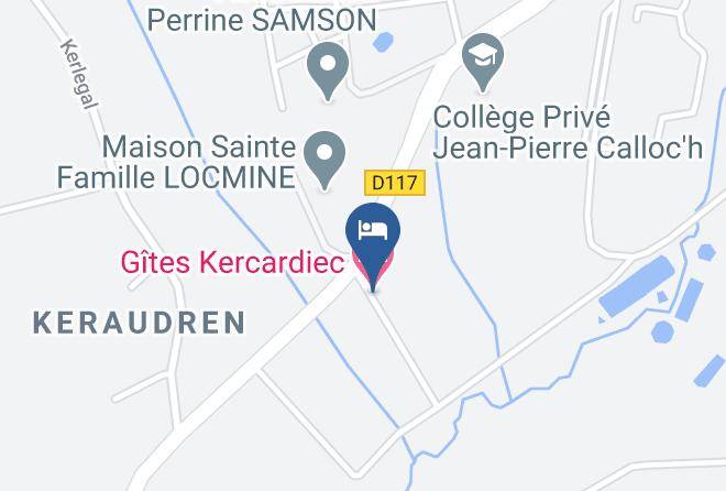 Morbihan - Gites Kercardiec Maps