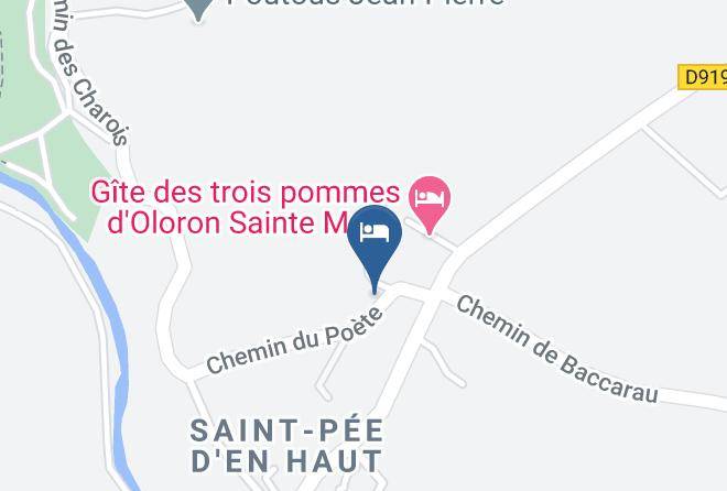 Pyrenees Atlantiques - Gites L'escargot Bleu Maps