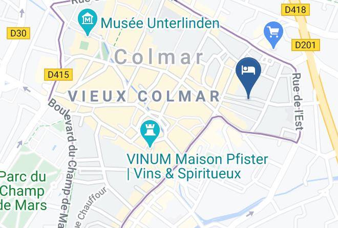 Haut Rhin - Gites L'ours De Colmar Maps