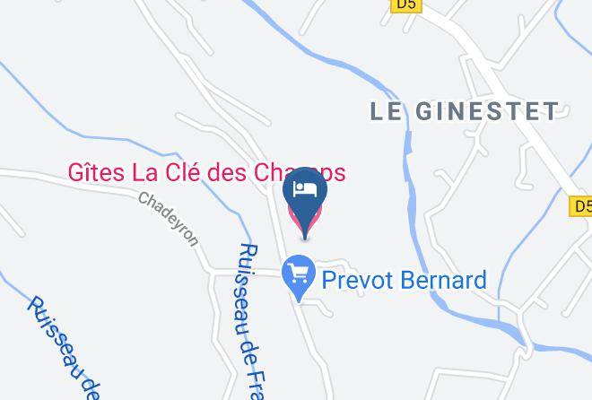 Ardeche - Gites La Cle Des Champs Maps