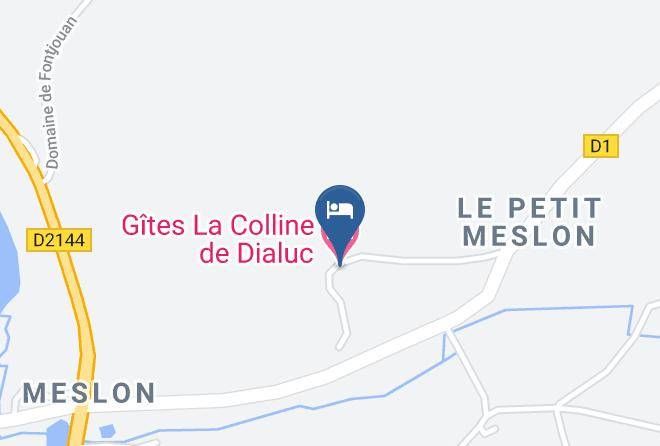 Gites La Colline De Dialuc Map