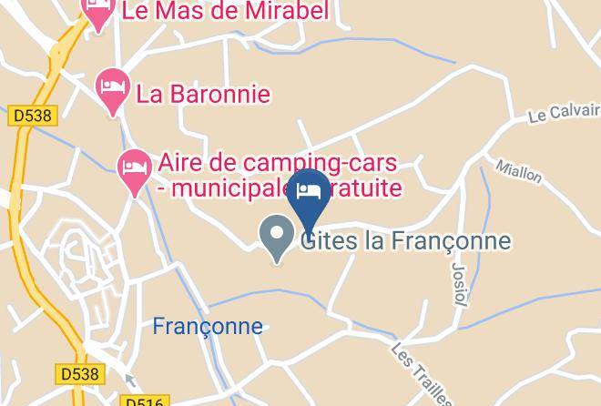 Drome - Gites La Franconne Maps
