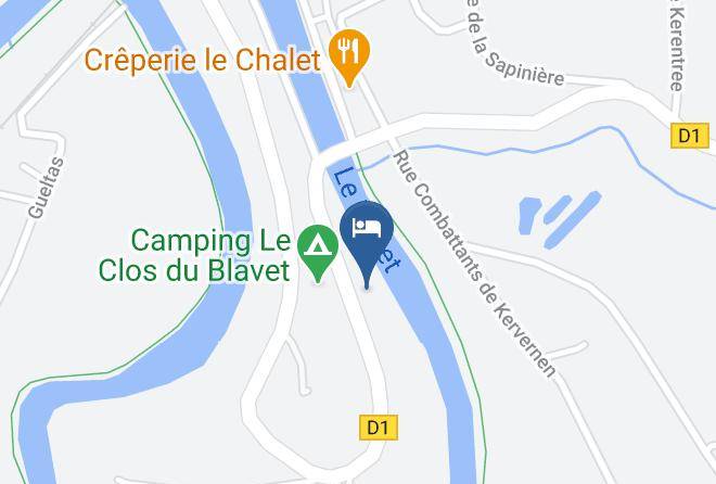Morbihan - Gites La Sabotiere En Bretagne Maps
