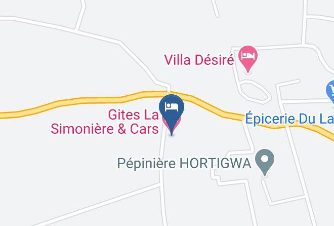 Saint Francois - Gites La Simoniere & Cars Maps
